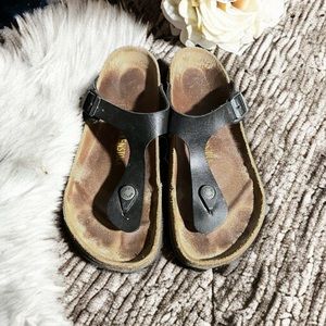 Birkenstock Gizeh Black Sandals